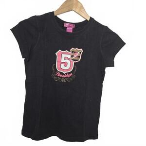 Triple 5 Soul Shirt Women's Small Cotton Crew Neck Short Sleeve Black Logo Tee